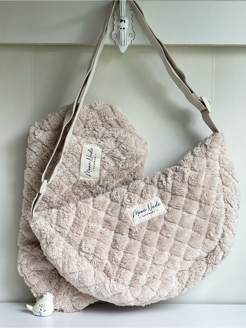 Moon Nude Teddy 2 Pieces Sling Bags